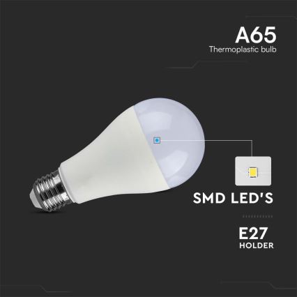 Λαμπτήρας LED SAMSUNG CHIP A65 E27/17W/230V 3000K