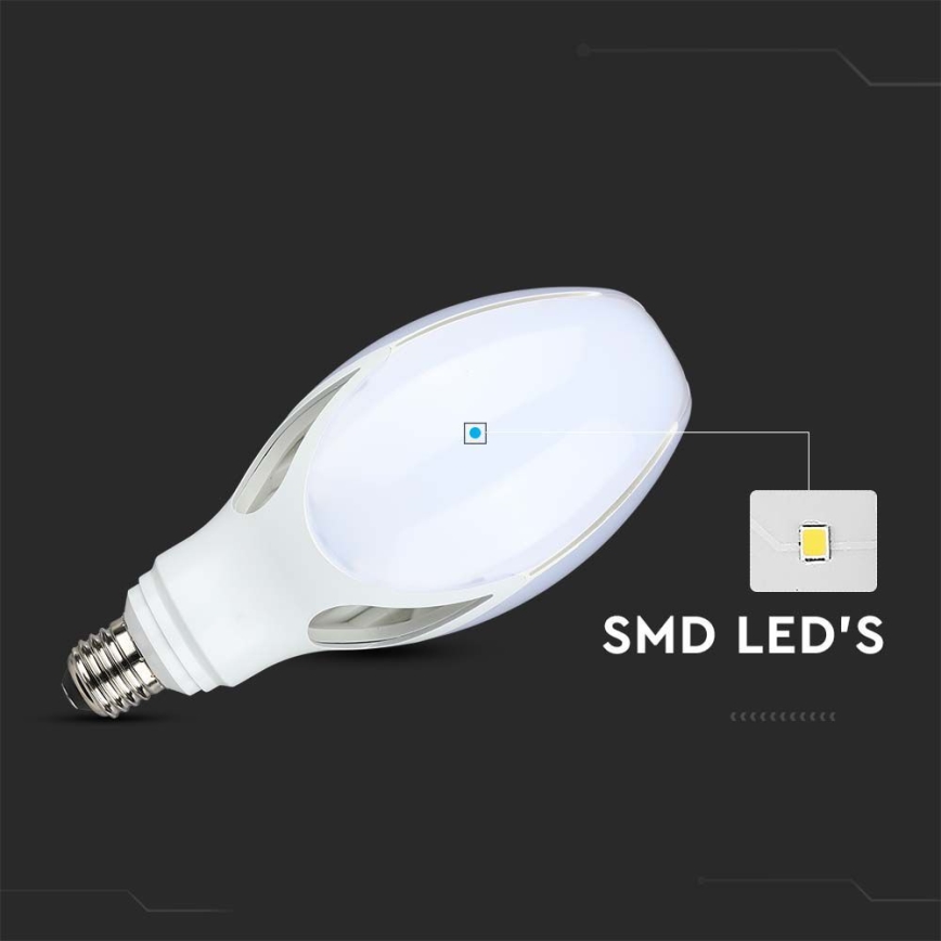 Λαμπτήρας LED SAMSUNG CHIP E27/36W/230V 6500K