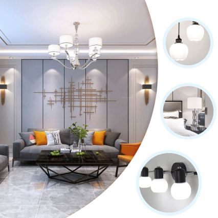 Λαμπτήρας LED ST64 E27/8W/230V 330° 6500K - Aigostar