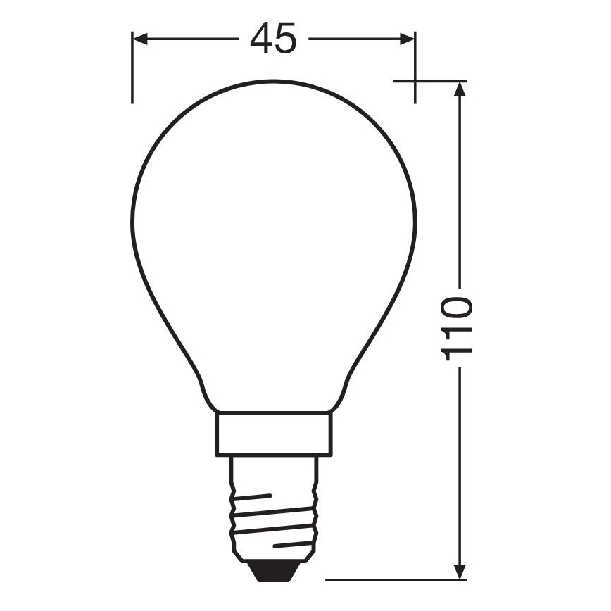 Λαμπτήρας LED STAR E14/6,5W/230V 2700K - Osram