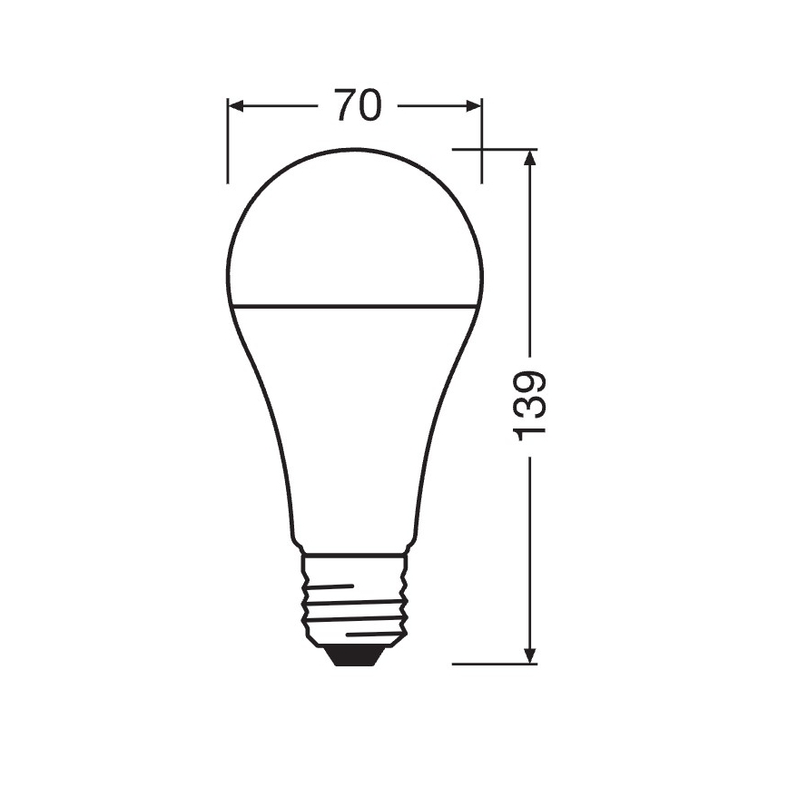 Λαμπτήρας LED STAR E27/19W/230V 6500K - Osram