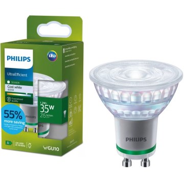 Λαμπτήρας LED ULTRAEFFICIENT Philips PAR16 GU10/1,2W/230V 4000K