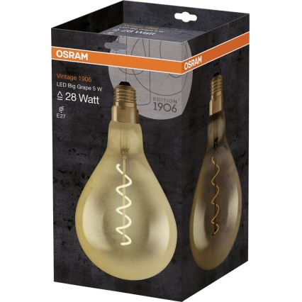 Λαμπτήρας LED VINTAGE E27/5W/230V 2000K - Osram