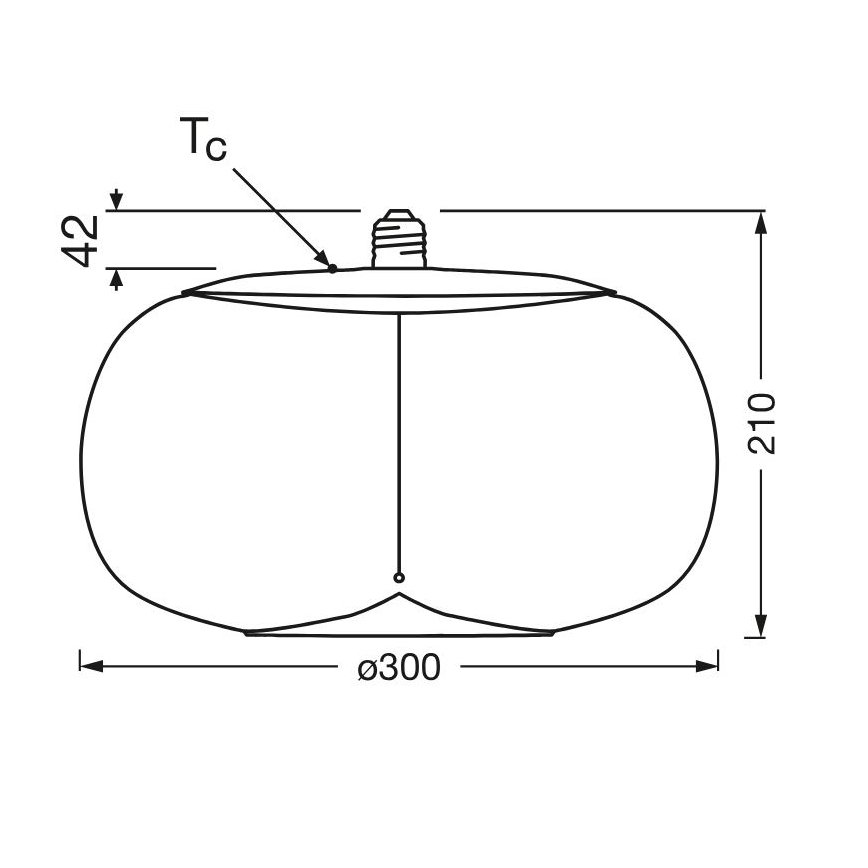 Λαμπτήρας LED VINTAGE FILAMENT E27/2,5W/230V 2700K - Osram