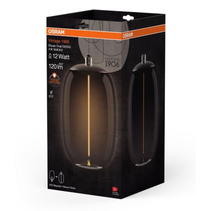 Λαμπτήρας LED VINTAGE FILAMENT E27/4W/230V 2700K φιμέ - Osram