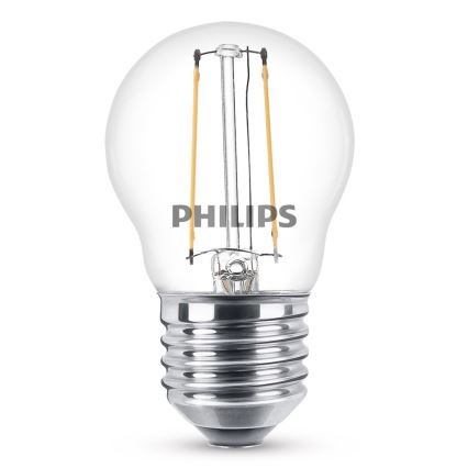 Λαμπτήρας LED VINTAGE Philips P45 E27/2W/230V 2700K
