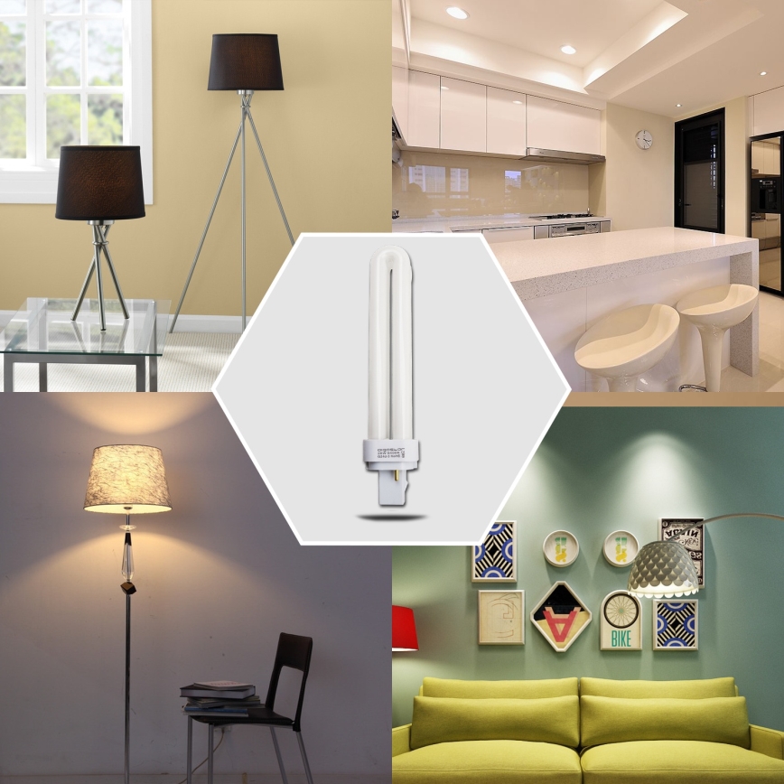 Λαμπτήρας εξοικονόμησης ενέργειας G24d-3/26W/230V 6500K