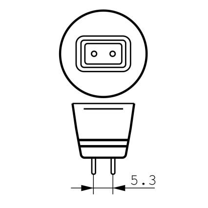Λαμπτήρας βαρέως τύπου Philips ACCENTLINE MR16 GU5,3/20W/12V 3000K