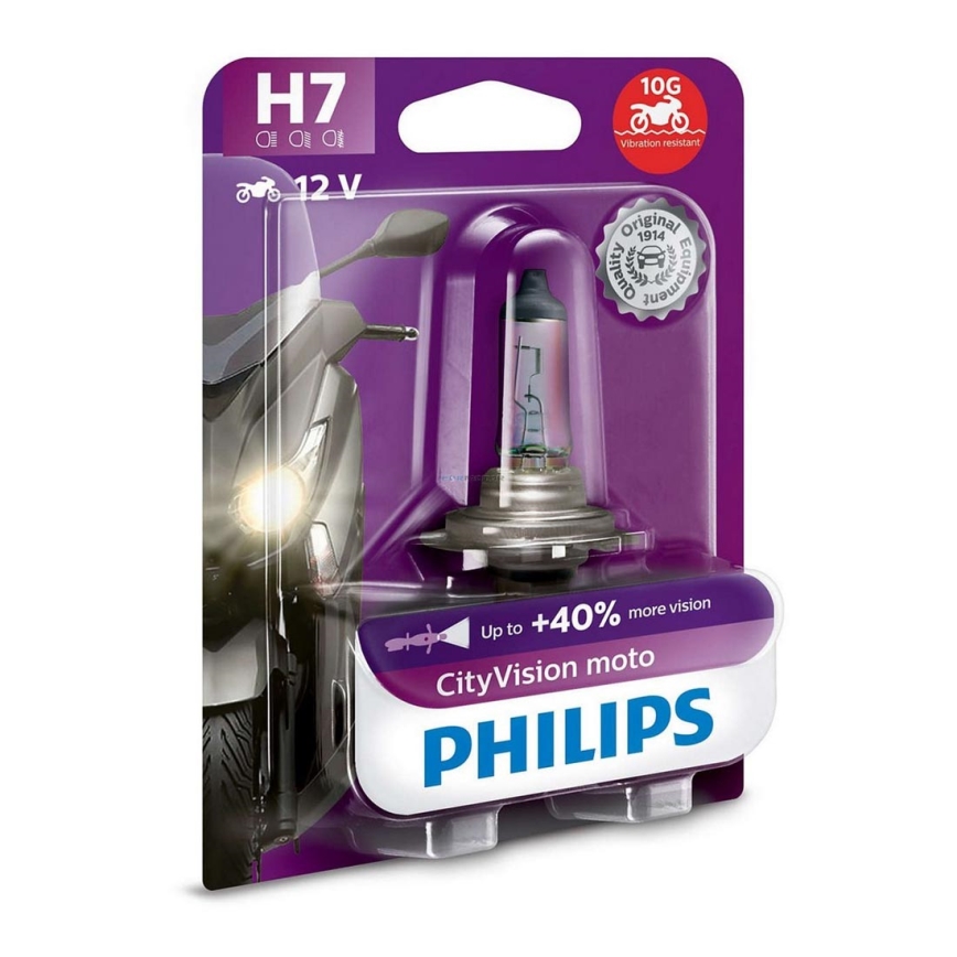 Λαμπτήρας μοτοσυκλέτας Philips X-TREME VISION MOTO 12972CTVBW H7 PX26d/55W/12V
