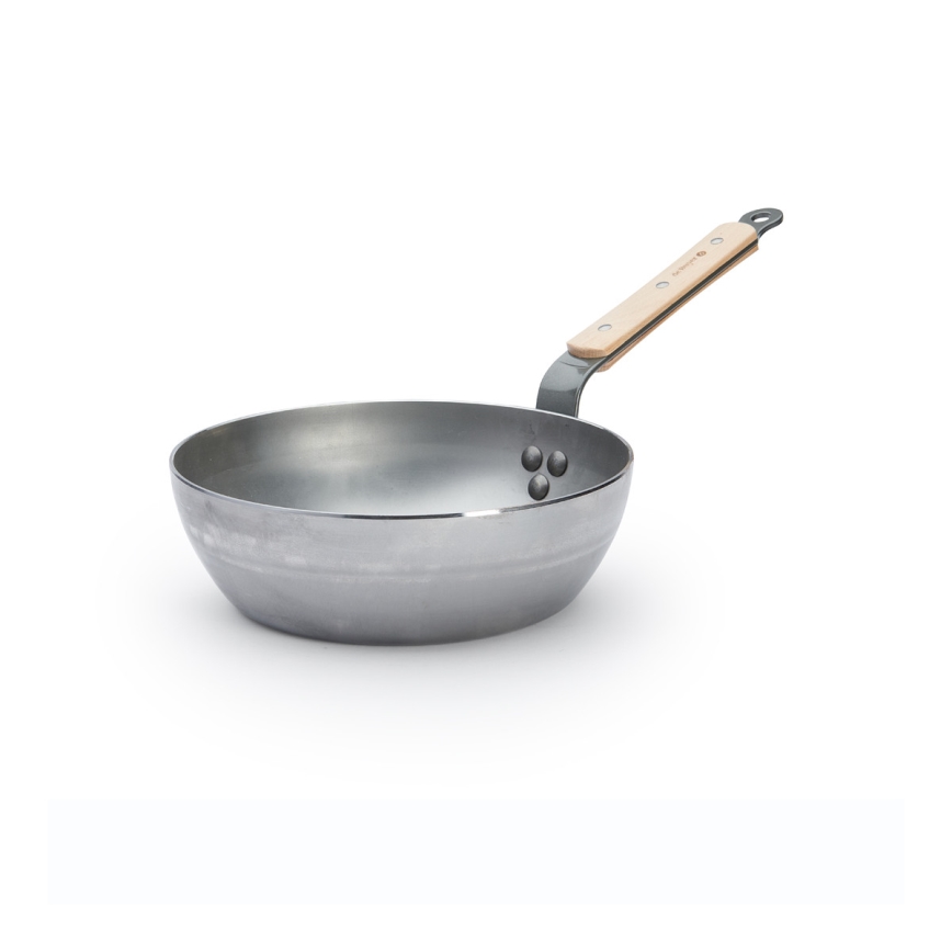 De Buyer 5714.24 - Βαθύ τηγάνι MINERAL B BOIS 24 cm