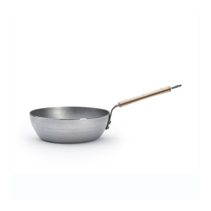 De Buyer 5714.24 - Βαθύ τηγάνι MINERAL B BOIS 24 cm