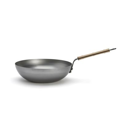 De Buyer 5717.28 - Τηγάνι Wok MINERAL B BOIS 28 εκ.