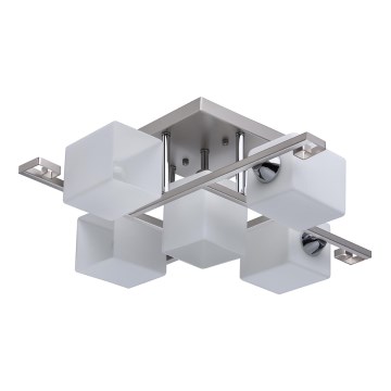 De Markt - Κρεμαστός πολυέλαιος ALPHA 5xE14/60W/230V γωνιακός