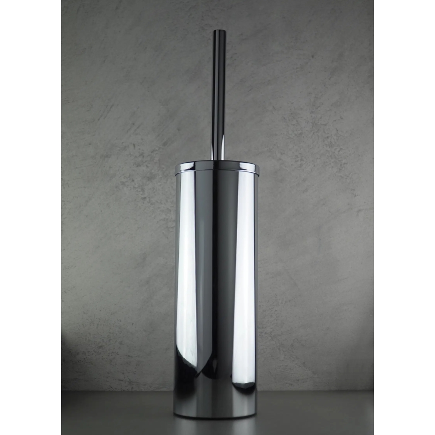 Deante ADR_0712 - Επιδαπέδια βούρτσα WC ROUND γυαλιστερό χρώμιο