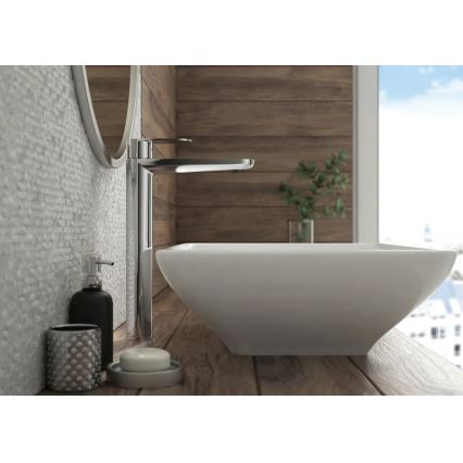 Deante BGA_020K - Μπαταρία νιπτήρα ALPINIA, γυαλιστερό χρώμιο