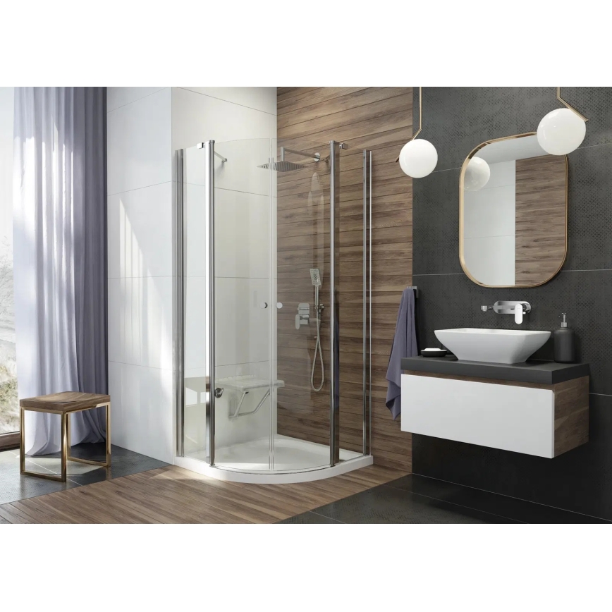 Deante BGA_054L - Μίκτης νιπτήρα για εντοιχισμένη εγκατάσταση ALPINIA, γυαλιστερό χρώμιο