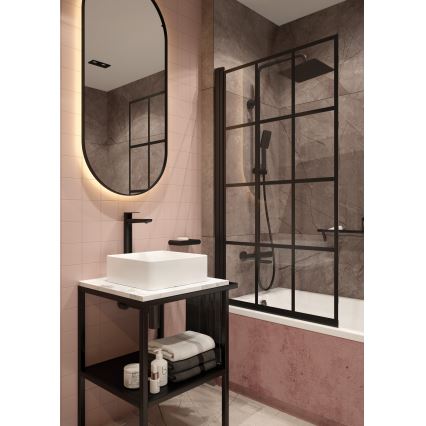 Deante BGA_N20K - Μπαταρία νιπτήρα ALPINIA μαύρη