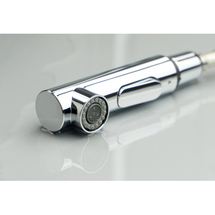 Deante BKM_073M - Μπαταρία νεροχύτη με αποσπώμενο ντους MOMI σε γυαλιστερό χρώμιο