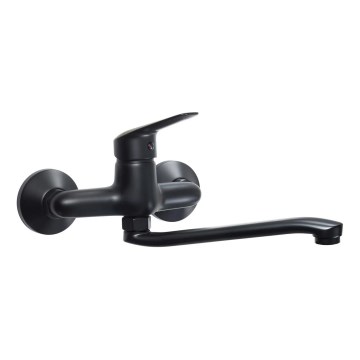 Deante BMO_N80M - Μπαταρία νεροχύτη BORO μαύρη