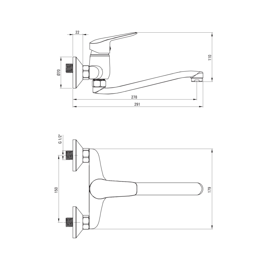 Deante BMO_N80M - Μπαταρία νεροχύτη BORO μαύρη