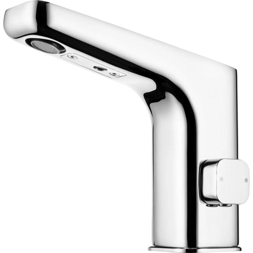 Deante BQH_029R - Μπαταρία Νιπτήρος με φωτοκύτταρο και ρύθμιση θερμοκρασίας  HIACYNT 4xAA γυαλιστερό χρώμιο