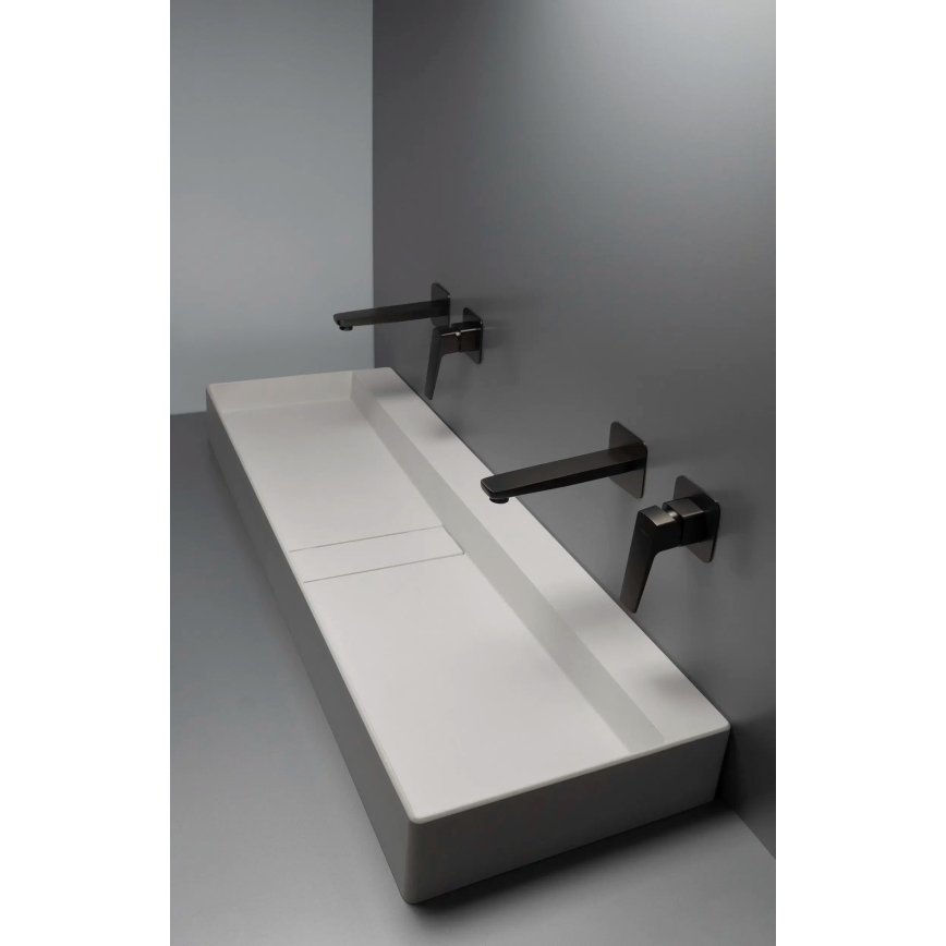 Deante BQL_N54L - Μπαταρία νιπτήρα BLUR για εντοιχισμένη εγκατάσταση, μαύρη