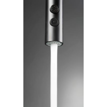 Deante BQO_N72M - Μπαταρία κουζίνας με ντους OLFATO μαύρο