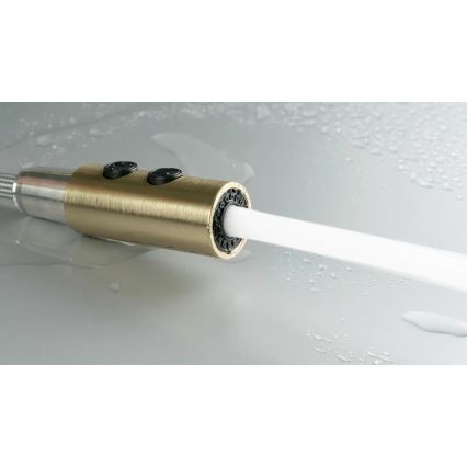 Deante BQO_R72M - Μπαταρία κουζίνας με ντους OLFATO brushed χρυσό