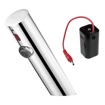 Deante BQR_P28R - Μπαταρία Νιπτήρος με φωτοκύτταρο Βαλβίδα νιπτήρος SENSE 4xAA polished ατσάλι