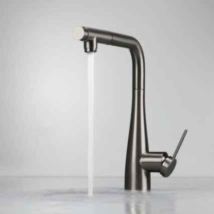 Deante BRE_D75M - Μπαταρία κουζίνας με ντους ERIDAN τιτάνιο