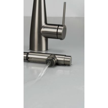 Deante BRE_D75M - Μπαταρία κουζίνας με ντους ERIDAN τιτάνιο