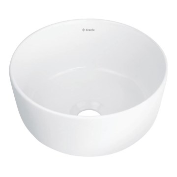 Deante CDJ_6U2S - Εντοιχιζόμενο νιπτήρα JASMIN διάμετρος 28 εκ. κεραμικό/λευκό