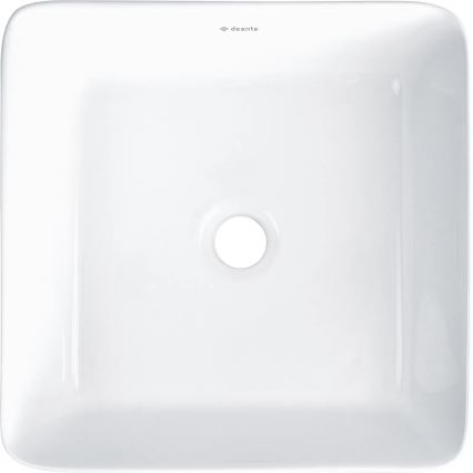 Deante CDJ_6U3S - Επιτραπέζιος νιπτήρας JASMIN 34,5x34,5 cm κεραμικός/λευκός