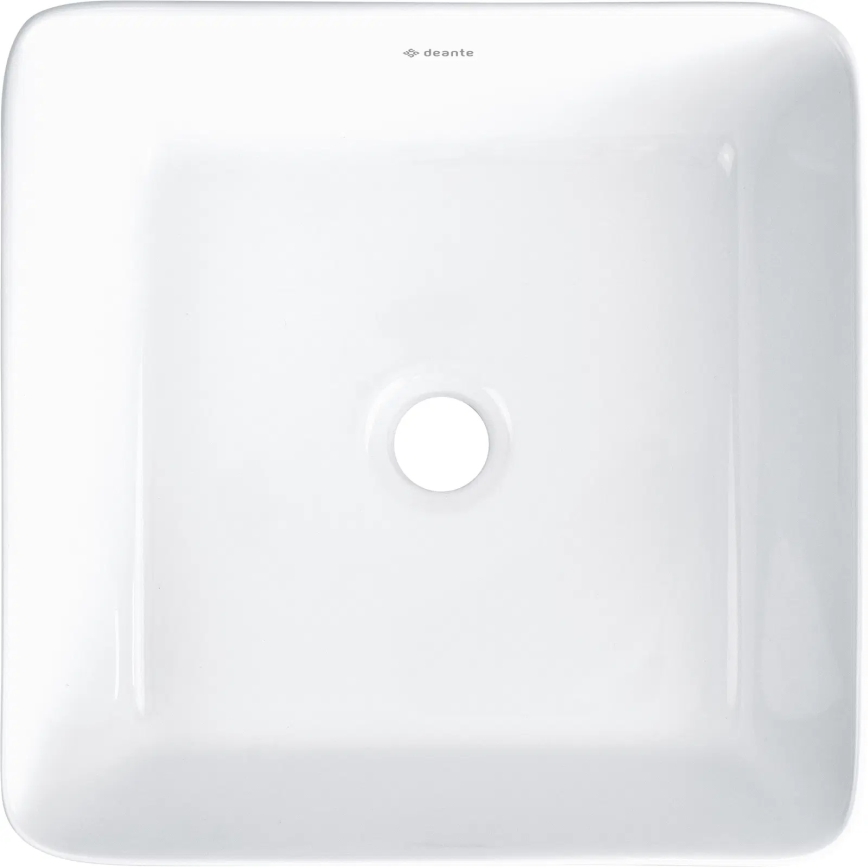 Deante CDJ_6U3S - Επιτραπέζιος νιπτήρας JASMIN 34,5x34,5 cm κεραμικός/λευκός