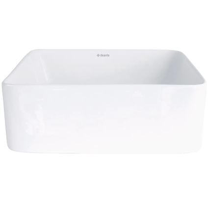 Deante CDJ_6U3S - Επιτραπέζιος νιπτήρας JASMIN 34,5x34,5 cm κεραμικός/λευκός