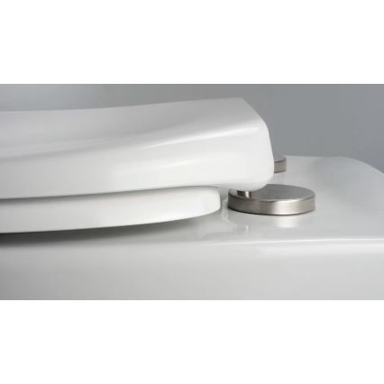 Deante CMOD6SPW - Επιτοίχια λεκάνη WC με κάθισμα SoftClose BORO, κεραμικό/λευκό