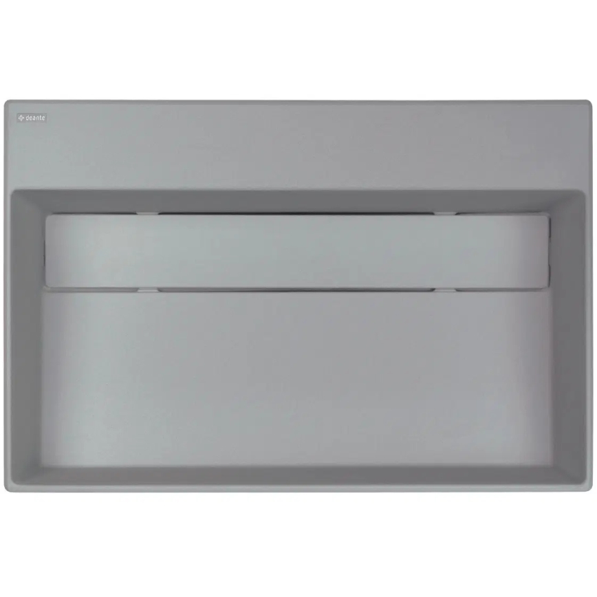 Deante CQR_SU6M - Νιπτήρας μπάνιου CORREO 40x60cm γρανίτης/γκρι μεταλλικό