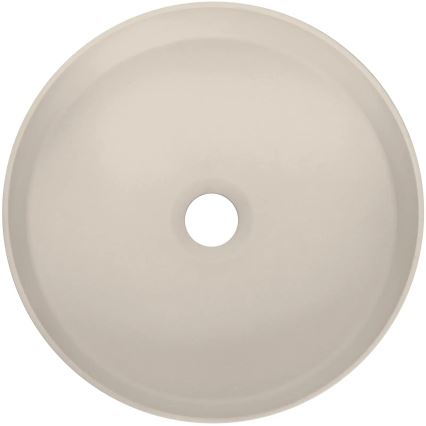 Deante CQS_5U4S - Εντοιχιζόμενο νιπτήρας SILIA διάμετρος 36 εκ. γρανίτης/μπεζ