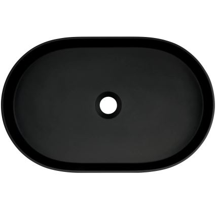 Deante CQS_NU6S - Επιτραπέζιος νιπτήρας SILIA 35x55 cm γρανίτης/μαύρο
