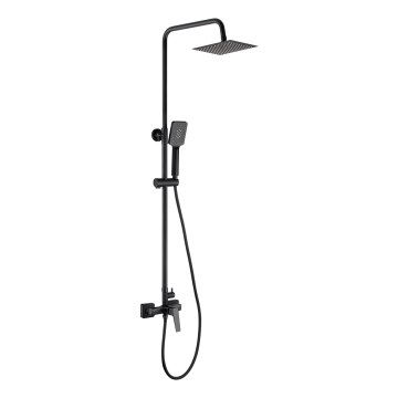 Deante NQL_N4XM - Σετ ντους με μπαταρία BLUR, μαύρο