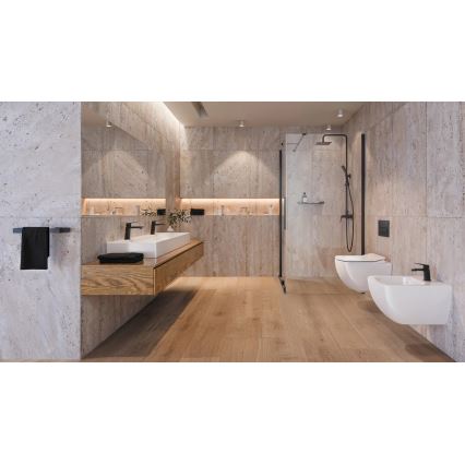 Deante NQL_N4XM - Σετ ντους με μπαταρία BLUR, μαύρο