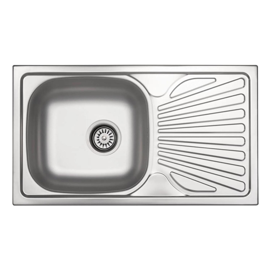 Deante ZEL_0113 - Νεροχύτης κουζίνας LEGATO 43,5x76 cm σατινέ