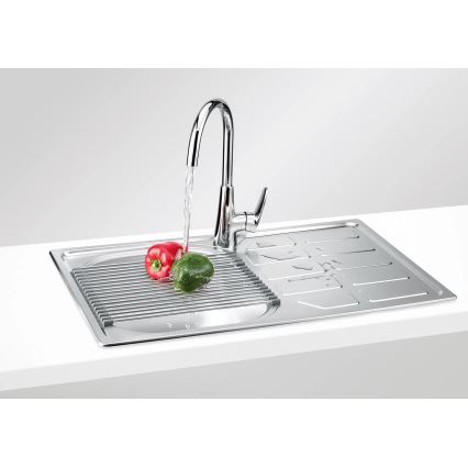 Deante ZEO_0113 - Νεροχύτης κουζίνας SOUL 49x78 cm σατινέ