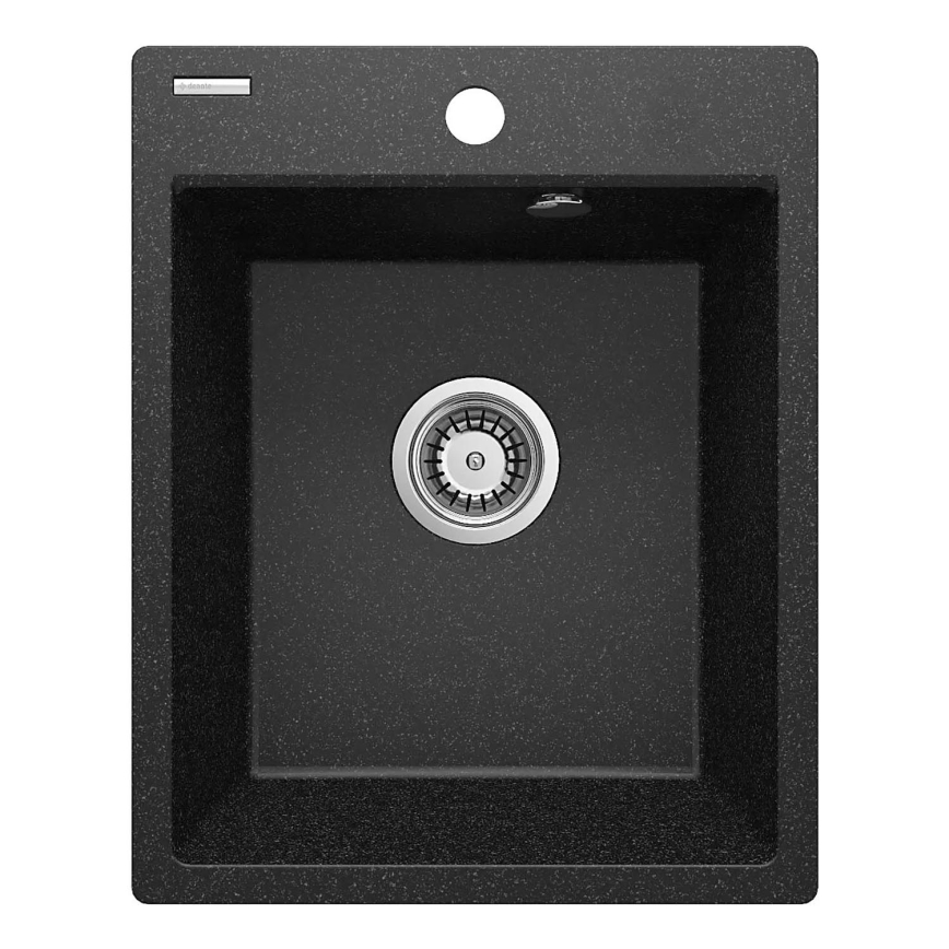 Deante ZRC_2103 - Νεροχύτης κουζίνας CORIO 50x40 cm γρανίτης/γραφίτης