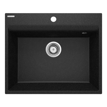 Deante ZRC_210A - Νεροχύτης κουζίνας CORIO 50x60 cm γρανίτης/γραφίτης
