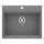 Deante ZRC_S10A - Νεροχύτης κουζίνας CORIO 50x60 cm γρανίτης/γκρι μεταλλικό
