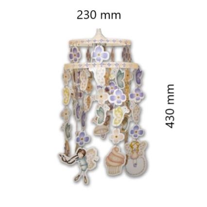Decofun 70-114 - Παιδικό καπέλο για παιδικό φωτιστικό HEIRLOOM E27 430x230 mm