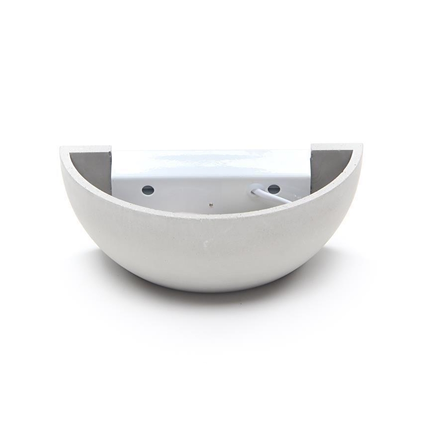 Deko-Light 341179 - Φωτιστικό τοίχου NETITO 1xE14/25W/230V τσιμέντο