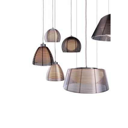 Deko-Light 342029 -  Κρεμαστό φωτιστικό οροφήςFILO 1xG9/40W/230V διάμετρος 16 cm ασημί