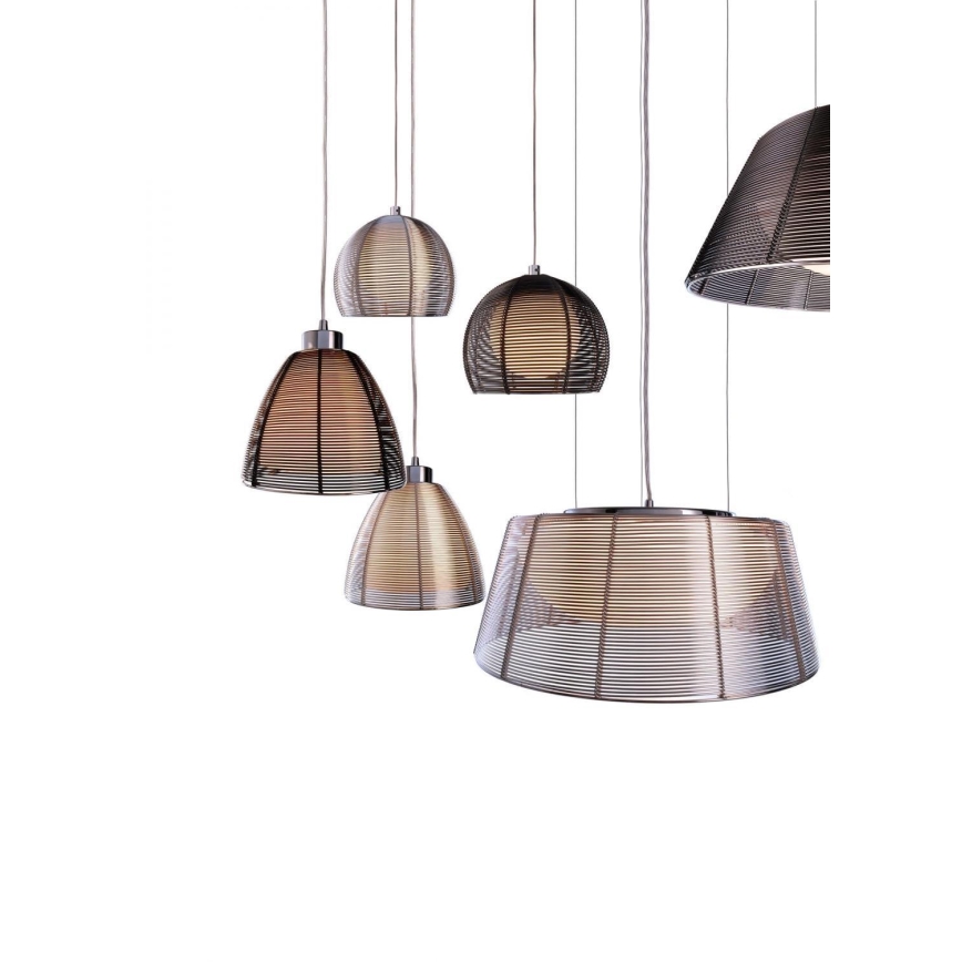 Deko-Light 342029 -  Κρεμαστό φωτιστικό οροφήςFILO 1xG9/40W/230V διάμετρος 16 cm ασημί